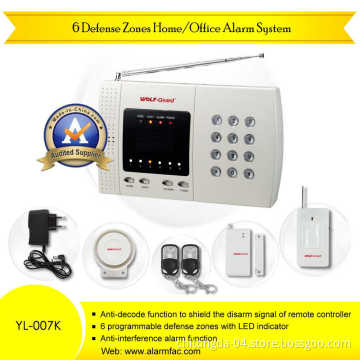 Auto-Dial Intruder Alarm System 6 Zone (YL-007K)